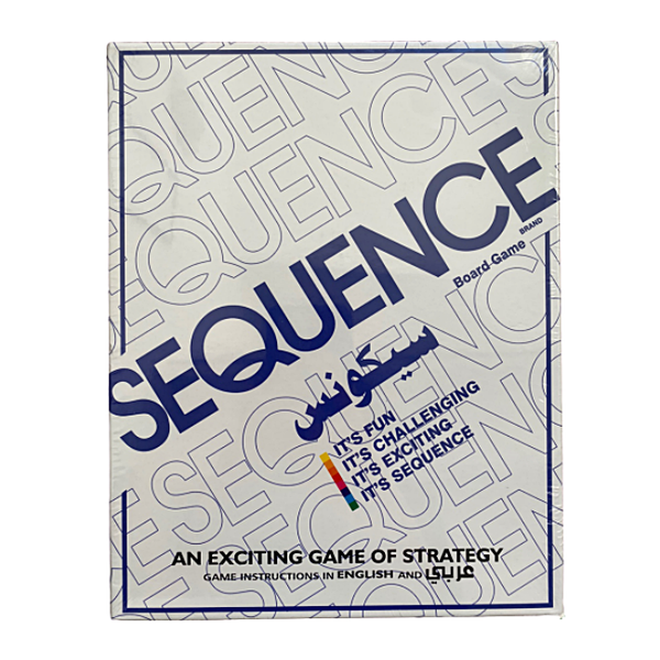Sequence Board Game with Folding Board, Cards and Chips - Fun for Family