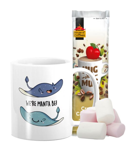 Pappa Joe Hug Mug with Marshmallows - We're Manta Be