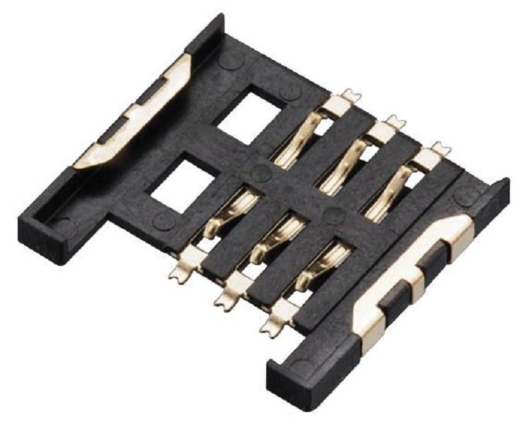 Wurth Elektronik (693012040811) Memory Card Connector, SIM, 6 Contacts