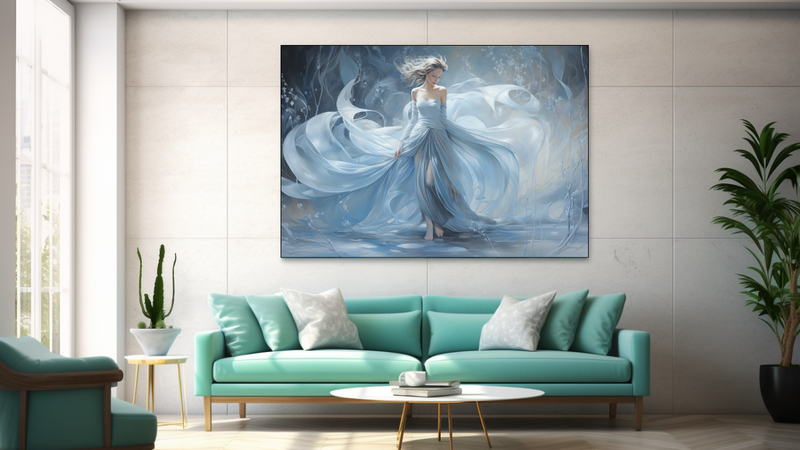 Canvas Wall Art - Frozen Whispers Ethereal - JT0082
