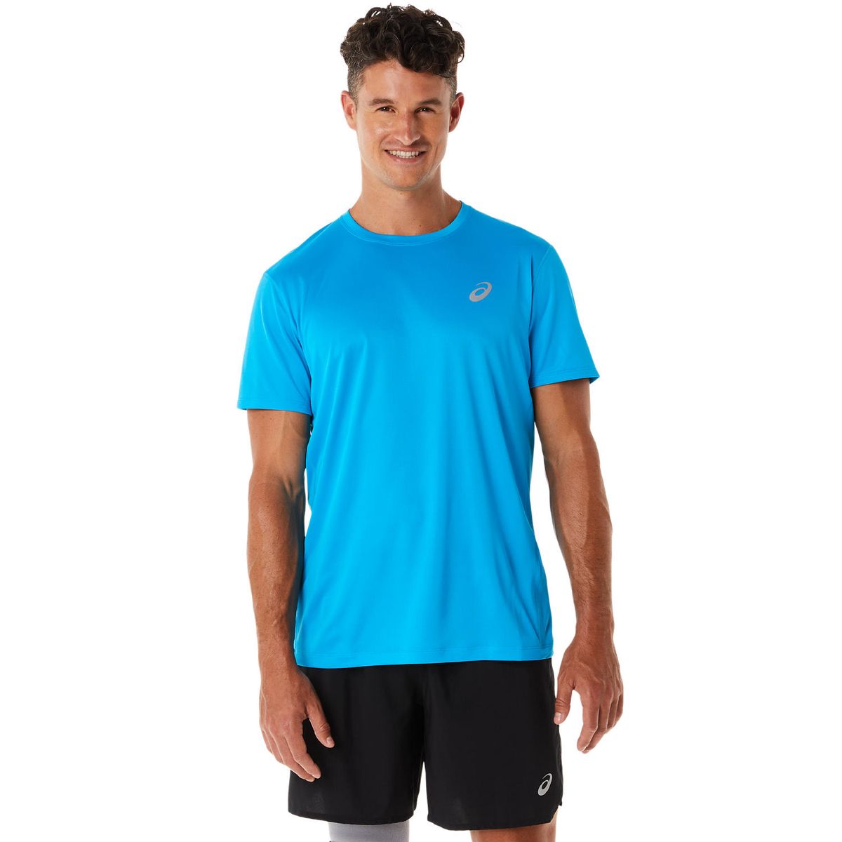 ASICS Men's Core Short Sleeve Running Tee - Island Blue | Shop Today ...