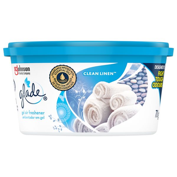 Glade Mini Gel Air Freshener Clean Linen 70g