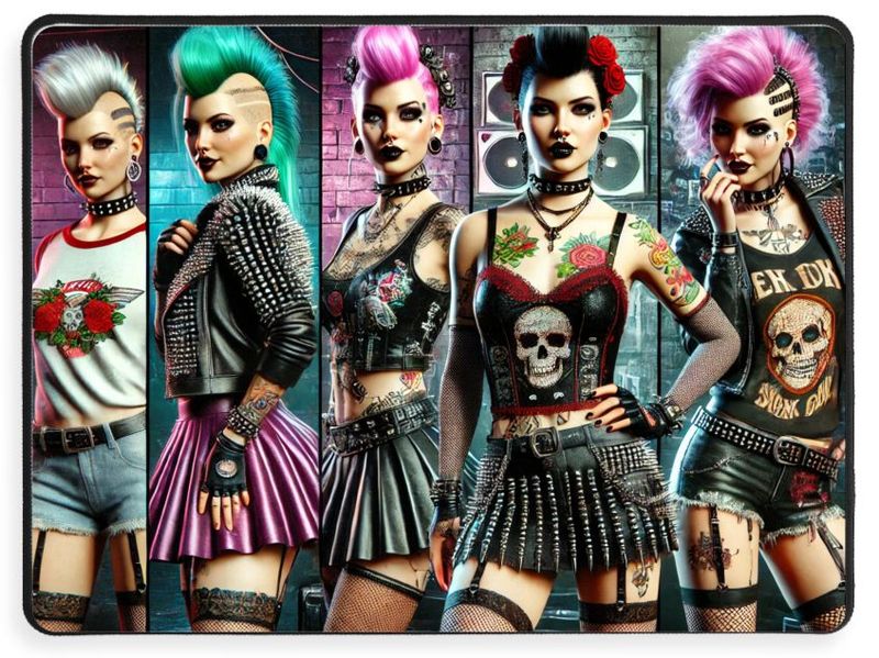 Mousepad - Punk Girls 01
