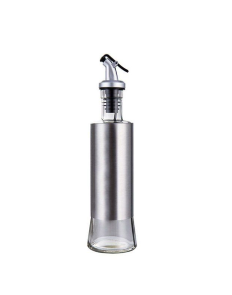 500ml Stainless Steel Glass Oil Vinegar Dispenser Bottle