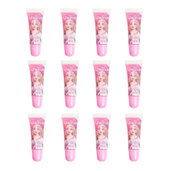 FROZEN By DISNEY Official Licensed Kids Lip Glosses - 12 Pack