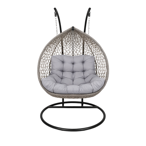 Double Hanging Egg Chair - Swing, Outdoor/Indoor