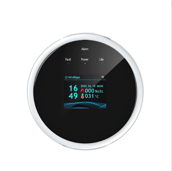 Intelligent Wireless Gas Leak Detection Sensor with Temperature Display