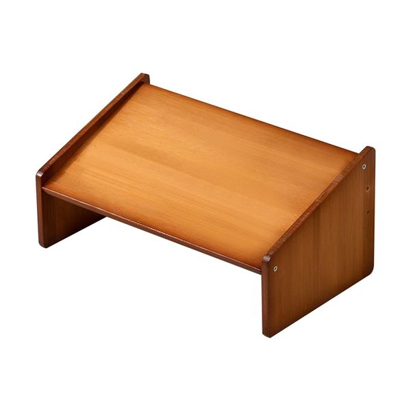 L-Size Wooden Ergonomic Footstool