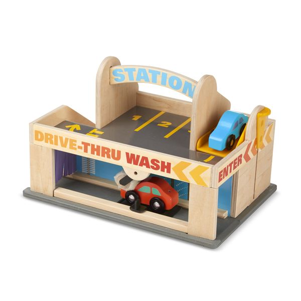 Melissa &amp; Doug Service Station Parking Garage