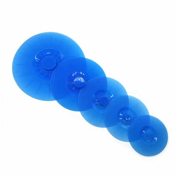 Set of 5 Multifunctional Food Preservation Silicone Lids AMP-SIL3