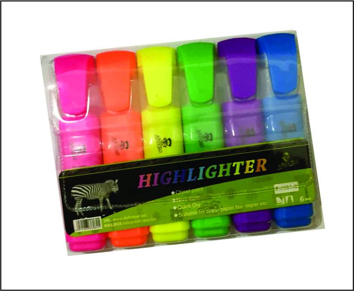 D'afrique Highlighters Set Of 6s