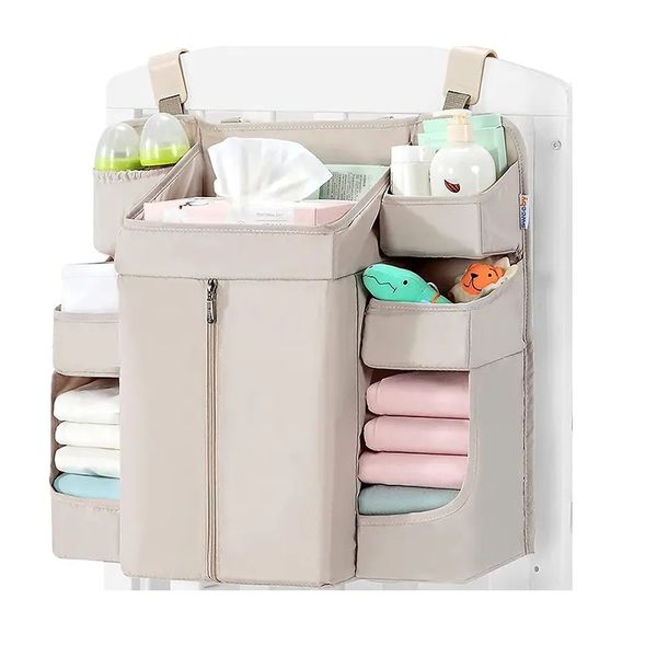 Portable child nursery hanging diaper caddy - High quality version