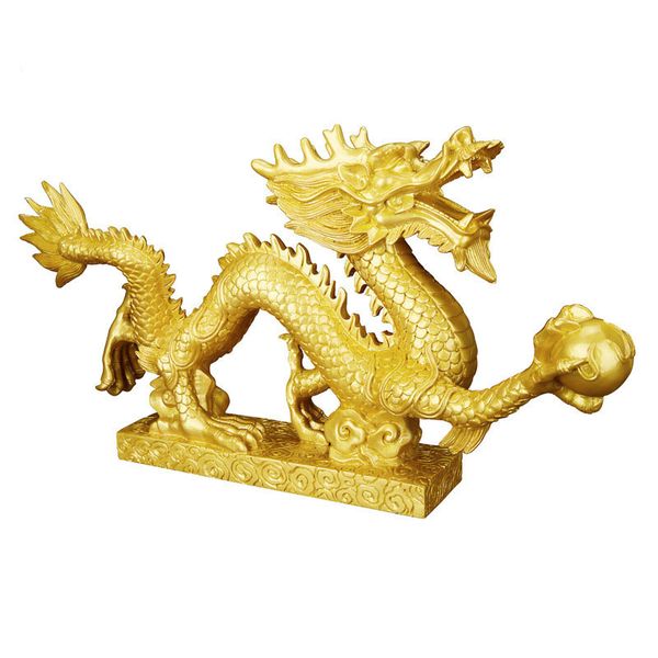 Art Statue Figurines Golden Tabletop Ornaments Home Dcoration