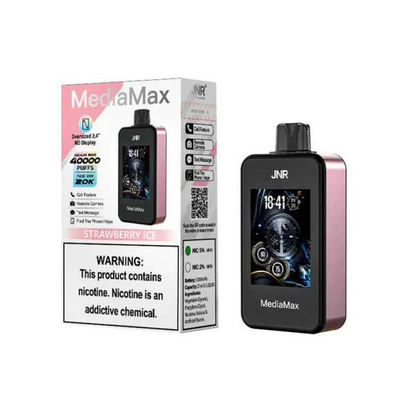 Jnr MediaMax 40000 Puffs Strawberry Ice Disposable Vape
