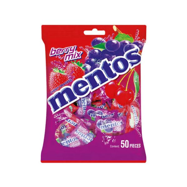 Mentos - Berry Mix Individuals - 20 x 50 Pieces (20 Packs)