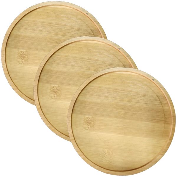 Craft DIY Natural Bamboo Mosaic Round Base (15cm) set of 3 Special