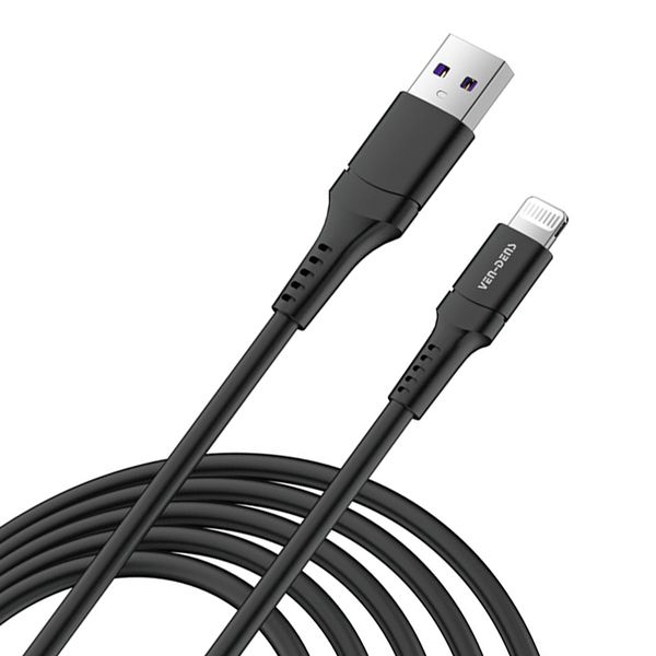 Ven-Dens Data Sync &amp; Charging Cable (USB-A to Lightning) - 1.5m / 5V / 2.4A