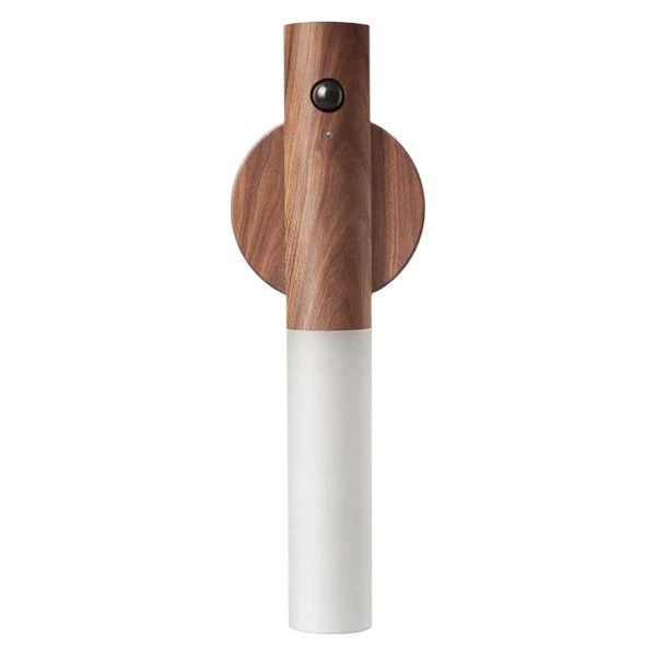 Motion-Activated Wireless Wooden Light With Warm &amp; Soft Glow - Light Wood