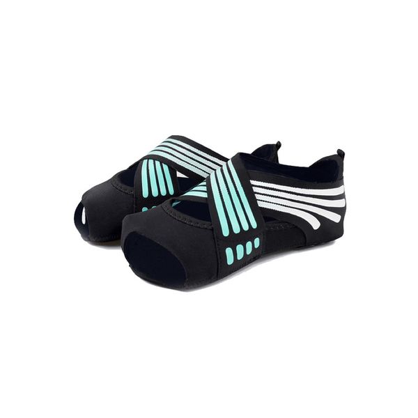Women's Non Slip Yoga Shoes - Black/Blue