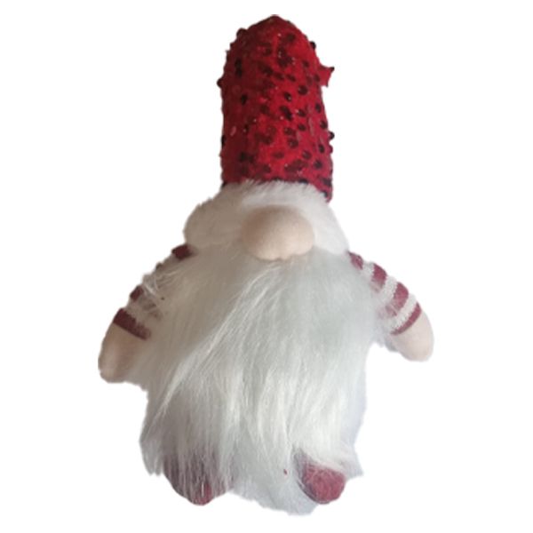 Red Xmas Gnomes with LED Lights
