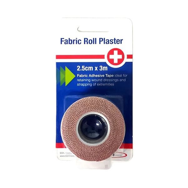 Fabric Plaster Roll (2.5cm x 3m) x 2