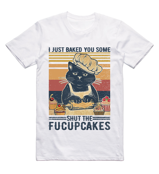 Shut The Cakes Funny Cat Shirt