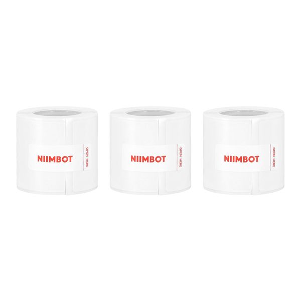 Niimbot - B1 / B21 / B3S - 40 x 70mm - White - 3 Pack (230 Labels per Roll)