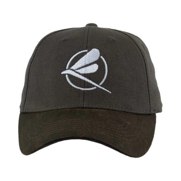Stealth Fishing - Oilskin Cap - Charcoal Brown