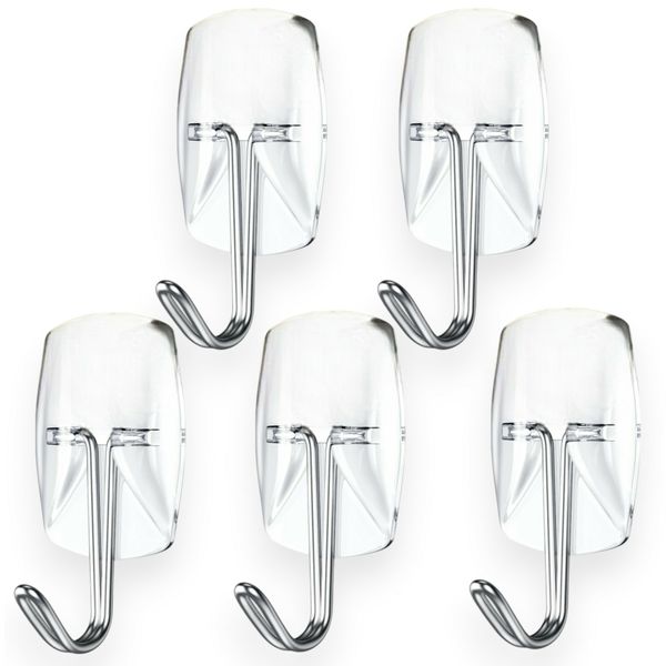 Pantry Grip 2.0 Damage Free Wall Kitchen Utensil Hooks Pantry Storage Hooks