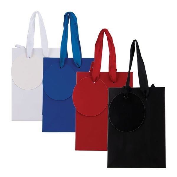 Small Solid Colour Gift Bag 14cm x 11cm - Assorted (30 Pack)