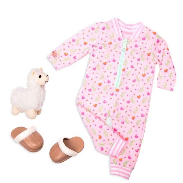 Our Generation Regular Pyjama Outfit - Llama Llullabies