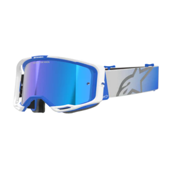 Alpinestars Vision 8 Corp Goggles Blue/White Mir image