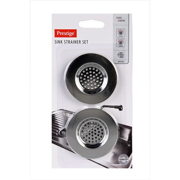 Prestige Sink Strainer 2 Pack Stainless Steel