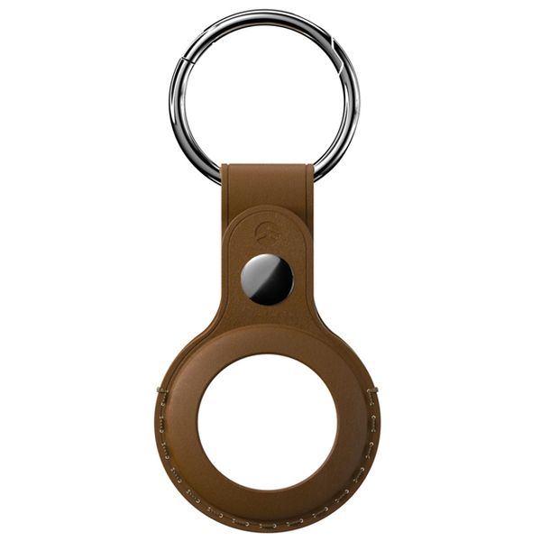 Switcheasy Wrap Leather Keyring Holder For Apple AirTag - Brown