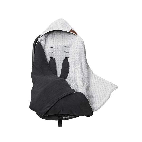 Safety Snuggle Plush Elegant Car Seat / Stroller Travel Blanket Wrap