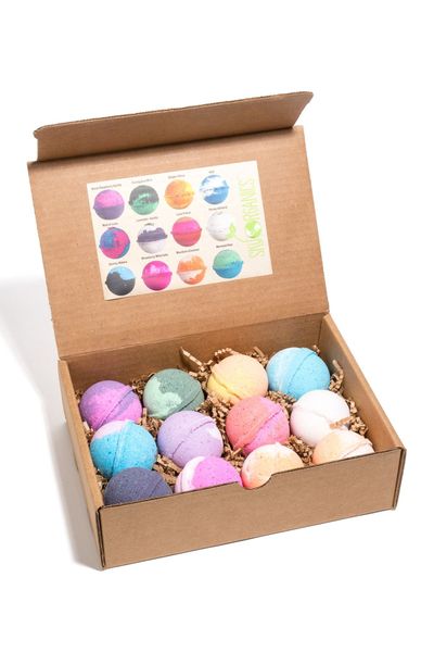 Bath Bombs Set Of 12 x 60g