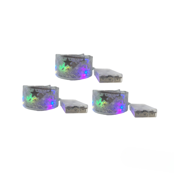 Ribbon With Multicolor LED Lights Flashing - 5M - Mixed Colors - (Set Of 3)
