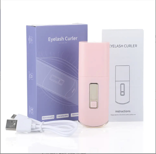 Electric Eyelash Curler, Portable, Pink