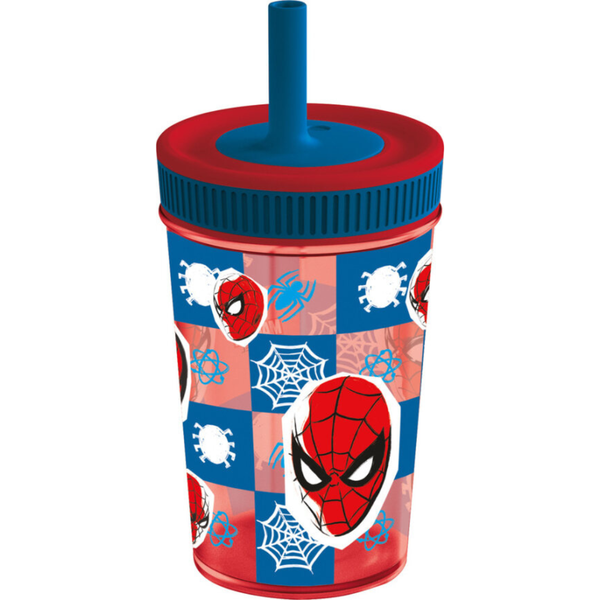 Spiderman Silicone Leakproof Tumbler-420ml
