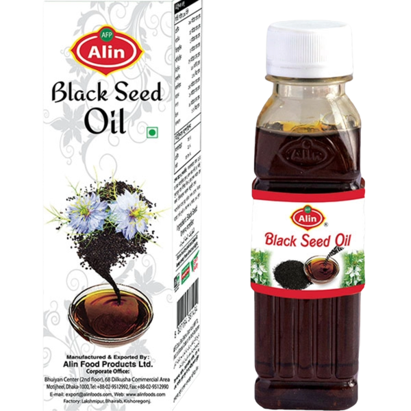 Alin Black Seed Oil - 100% Pure Nigella Sativa (Kalonji) Oil-125ml