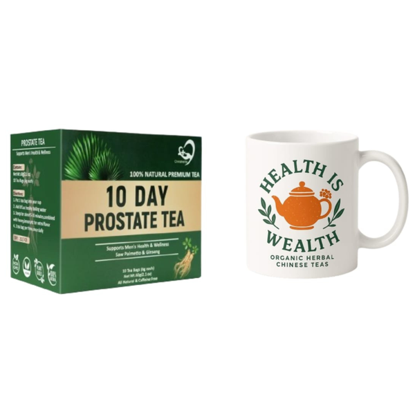 10 Day Prostate Tea 100% Natural Premium Tea Supports Men's Health &amp; Mug