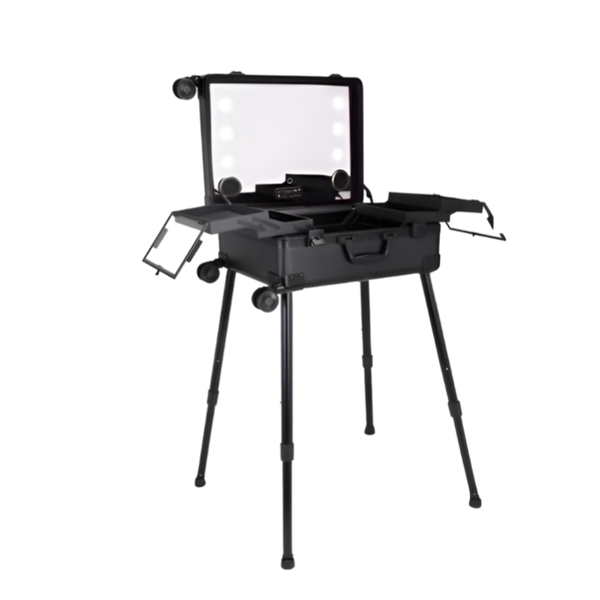 Stylish Lightweight Cosmetic &amp; Music Case - Black