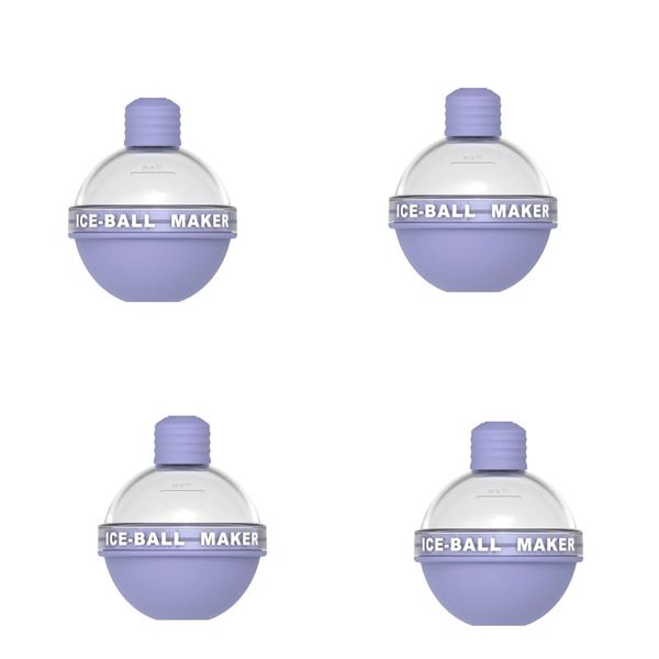 4 Set Of Silicone Ice Mold Maker F49-8-1234