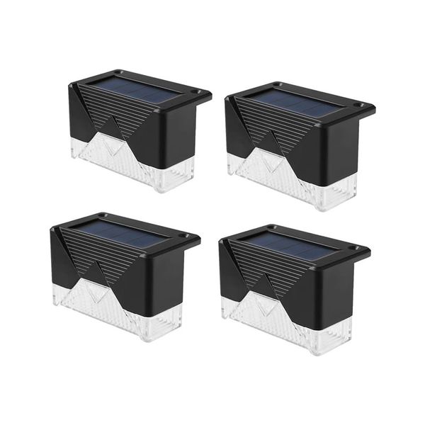 Pack of 4 Multi-Functional Solar Outdoor White Lights