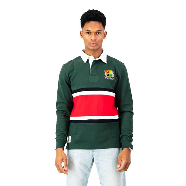 Old School Pretoria Boys LS Rugby Jersey-OS Green