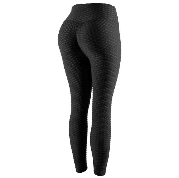 WnTCo Black Brazilian Bubble Wrinkle Leggings