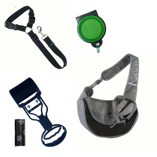 Little Paws Travel Kit - 5-Piece Pet Adventure Bundle