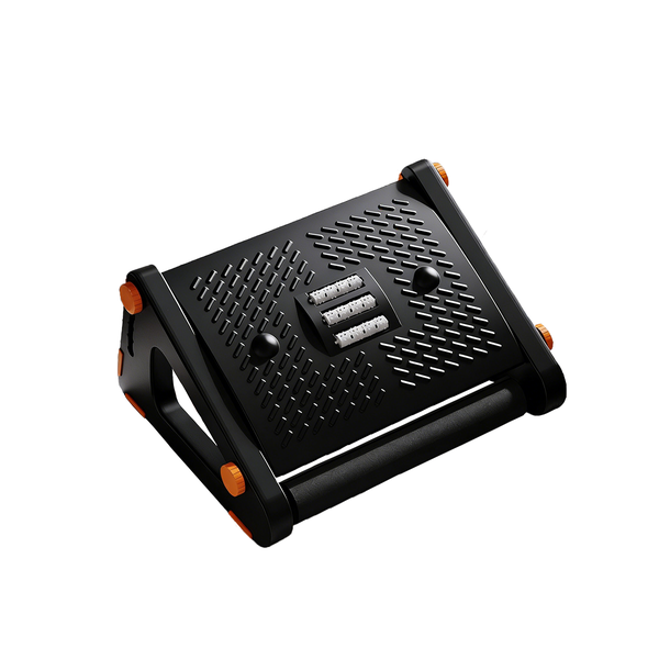 Adjustable Height Massage Footstool With Footrest For Multi-Scene Use