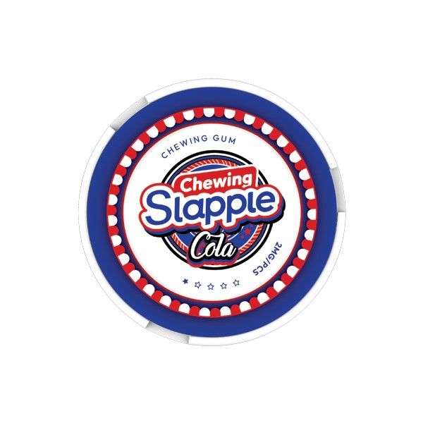 Slapple Nicotine Gum 2mg - 40 Pieces - Cola