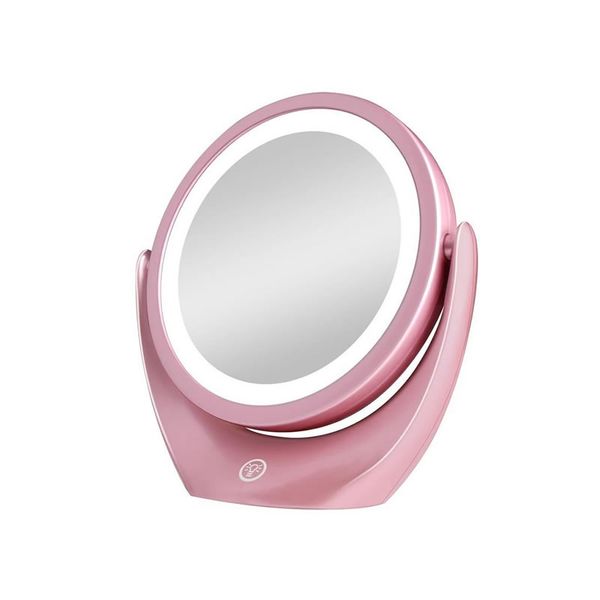 Double Sided 10x Magnifying LED Makeup Mirror